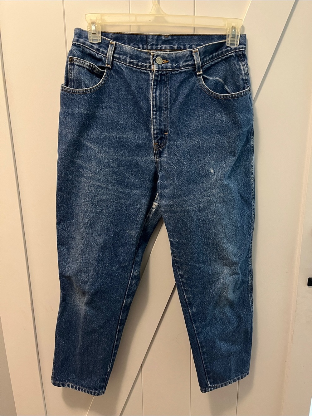 Gitano Women’s Straight Leg Dark Blue Denim Jeans